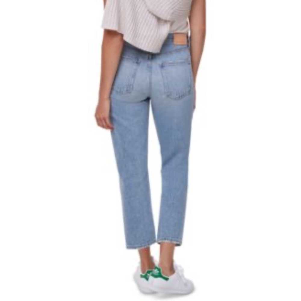 Zara  Light Blue Ripped Skinny Jeans Sz 4 Women